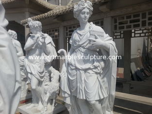China Estátuas de mármore branco da Grécia com polimento fornecedor