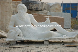 China escultura de mármore com postura sentada fornecedor