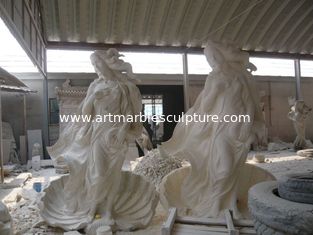 China Escultura egípcia de mármore bege fornecedor