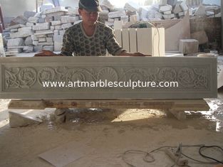 China painel entalhado em mármore branco para interior fornecedor