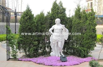 China Escultura de entalhe em mármore branco para jardim fornecedor