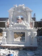 China Grande lareira de mármore fornecedor