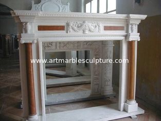 China moldura de lareira de mármore para decoração de casa fornecedor
