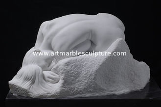 China esculturas de arte com mármore branco natural, polido fornecedor