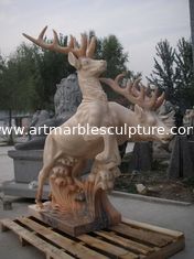 China Esculptura de pedra de animais para jardim fornecedor
