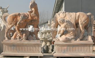 China Escultura de pedra de cavalo para jardim fornecedor