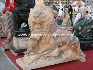 China Um par de esculturas de Leões da China fornecedor