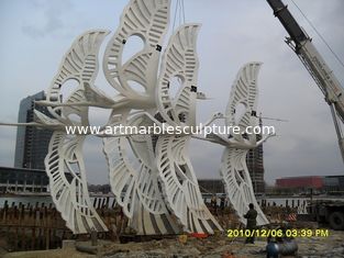 China Escultura exterior de aço inoxidável fornecedor