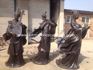 China escultura de aço inoxidável com cor bronze fornecedor