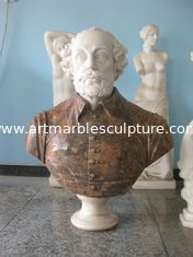 China Estátua de busto de mármore para homem fornecedor