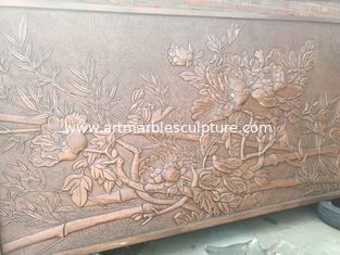 China Boa venda, relevo forjado, escultura de bronze para artista. fornecedor