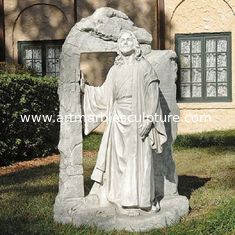 China Jesus saindo da tumba, Jesus de mármore, estátua cristã, fornecedor de esculturas de pedra da China fornecedor