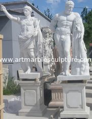 China Museu de estátuas da Roma Antiga esculturas de mármore réplica de Hércules estátua de pedra, fornecedor de esculturas em pedra fornecedor