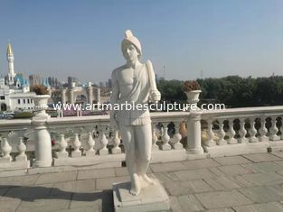 China Esculturas de pedra de mármore ao ar livre, estátua de pedra de figura, esculturas de pedra de homem, fornecedor de esculturas de entalhe em pedra da China fornecedor