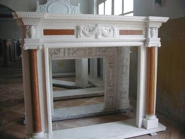 moldura de lareira de mármore para decoração de casa fornecedor