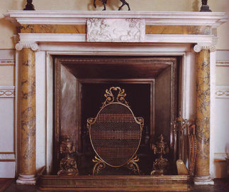 moldura de lareira de mármore para decoração de casa fornecedor