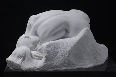 esculturas de arte com mármore branco natural, polido fornecedor
