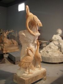 Escultura de animais de mármore da China fornecedor