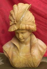 Estátua de busto de mármore fornecedor