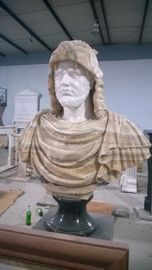 Estátua de busto de mármore para homem fornecedor