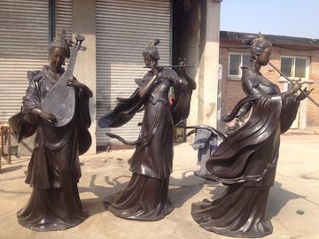 escultura de aço inoxidável com cor bronze fornecedor