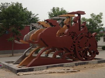 escultura de aço inoxidável com cor bronze fornecedor
