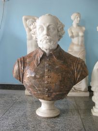 Estátua de busto de mármore para homem fornecedor