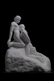 Reprodução de escultura de mármore branco fornecedor