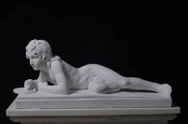 Escultura de mármore de arte de réplica com pedra de mármore natural, escultura de mármore para artista fornecedor