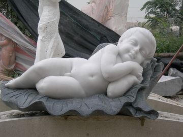Escultura de mármore multicolor com 2 pés de altura, escultura de mármore branco de jade de primeira classe fornecedor