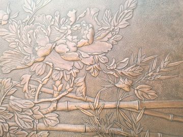 Boa venda, relevo forjado, escultura de bronze para artista. fornecedor