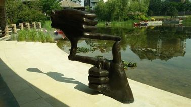 Escultura de bronze fundido para escultor doméstico, escultura de metal personalizada fornecedor