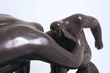 Esculptura de mármore de homens lutadores, esculturas de exposição, fornecedor de esculturas de pedra da China fornecedor