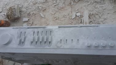 Escultura de boombox em mármore branco, Escultura de mármore personalizada para exposição, Fornecedor de escultura em pedra da China fornecedor