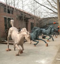 Novas esculturas de cavalos de bronze, estátuas de cavalos de bronze ao ar livre para escultor e artista, fornecedor de esculturas da China fornecedor