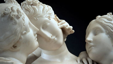 Esculturas de mármore das três graças em pedra esculpida para museu, fornecedor de esculturas em pedra fornecedor