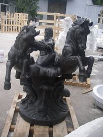 Escultura de cavalo em pedra natural entalhada em mármore rosa, escultura de animal, fornecedor de entalhes em pedra fornecedor