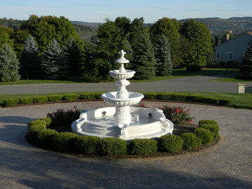 Fonte de escultura de escultura em mármore branco, fornecedor de escultura em pedra fornecedor