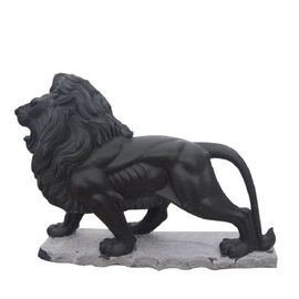 Estátua de leões de mármore personalizados de alta qualidade, escultura de leões andando, fornecedor de esculturas de pedra da China fornecedor