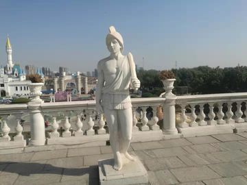 Esculturas de pedra de mármore ao ar livre, estátua de pedra de figura, esculturas de pedra de homem, fornecedor de esculturas de entalhe em pedra da China fornecedor