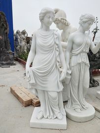 Estátuas de pedra de mármore para jardim ao ar livre, esculturas de casal de mármore para parque, fornecedor de esculturas de entalhe em pedra da China fornecedor