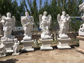 Esculturas de mármore de senhora de graça interior, estátuas de pedra de mármore para parque, fornecedor de esculturas de entalhe em pedra da China fornecedor